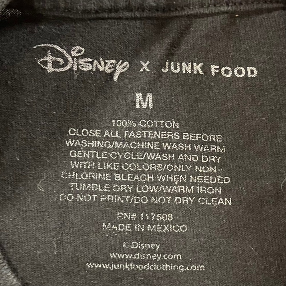 Disney x Junk Food NBA Champions 2020 Mickey Mouse T-Shirt Mens Medium Black - Picture 2 of 9
